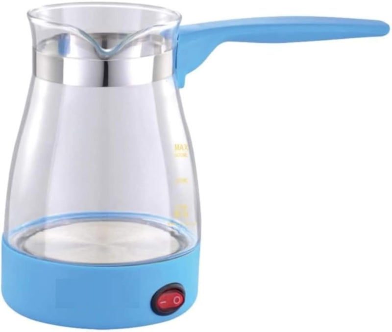 Electric Turkish coffee maker made of glass and plastic (multi-colored - random color)